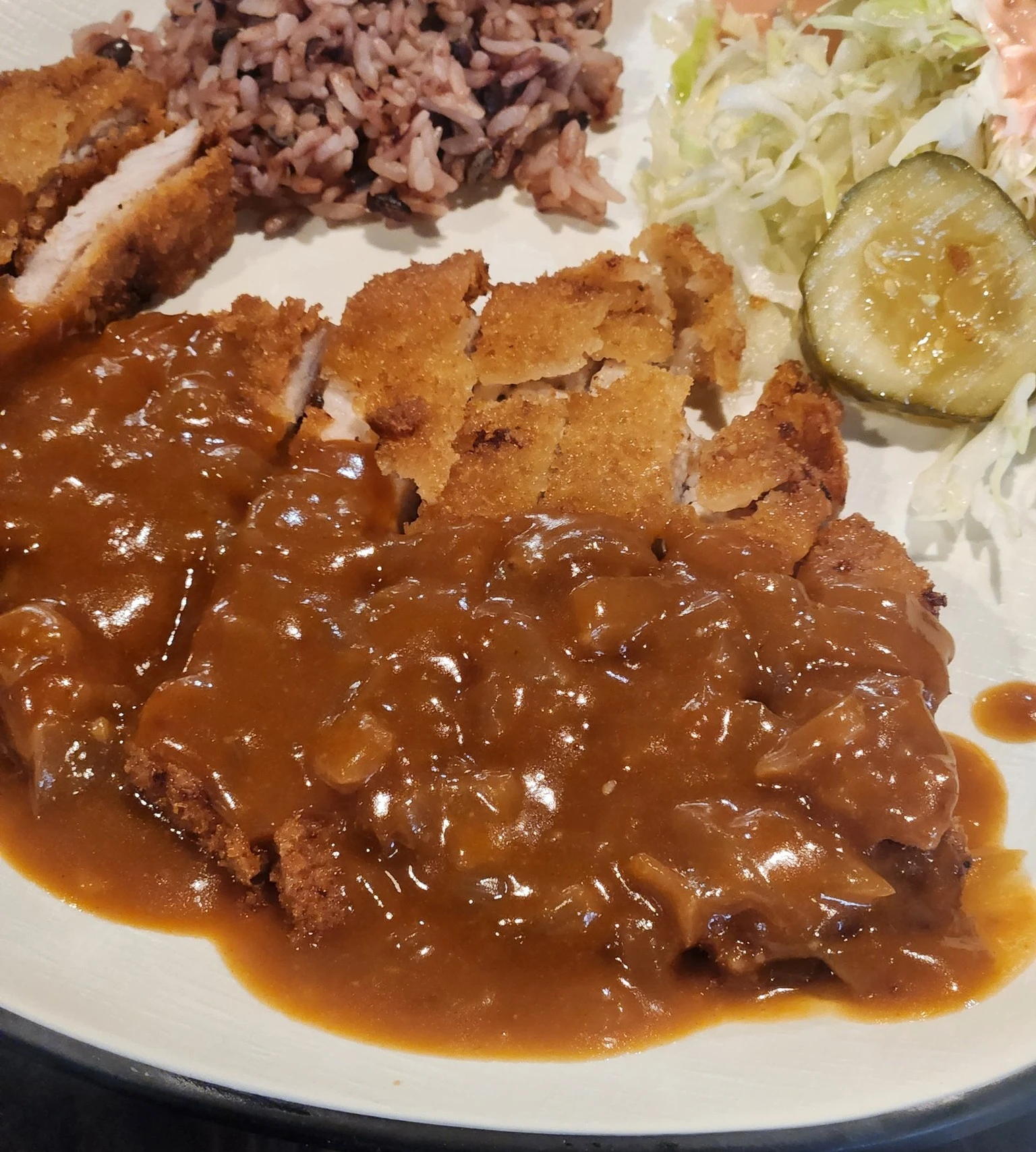 Delicious Classic Korean Donkatsu dish in Regina, SK
